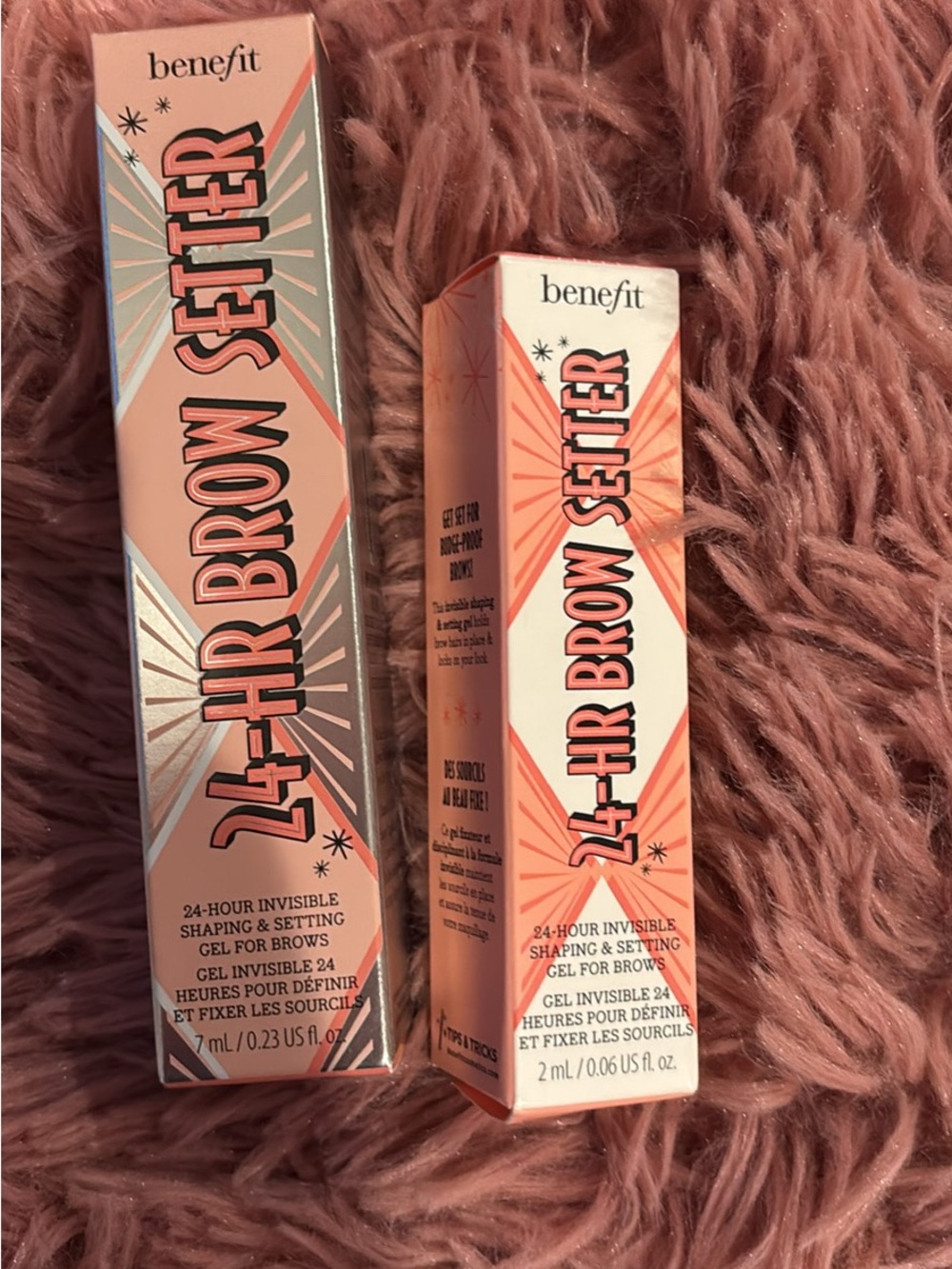 Benefit 24-HR clear Brow Setter- full size and mini